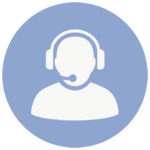 sales icon agent in headset